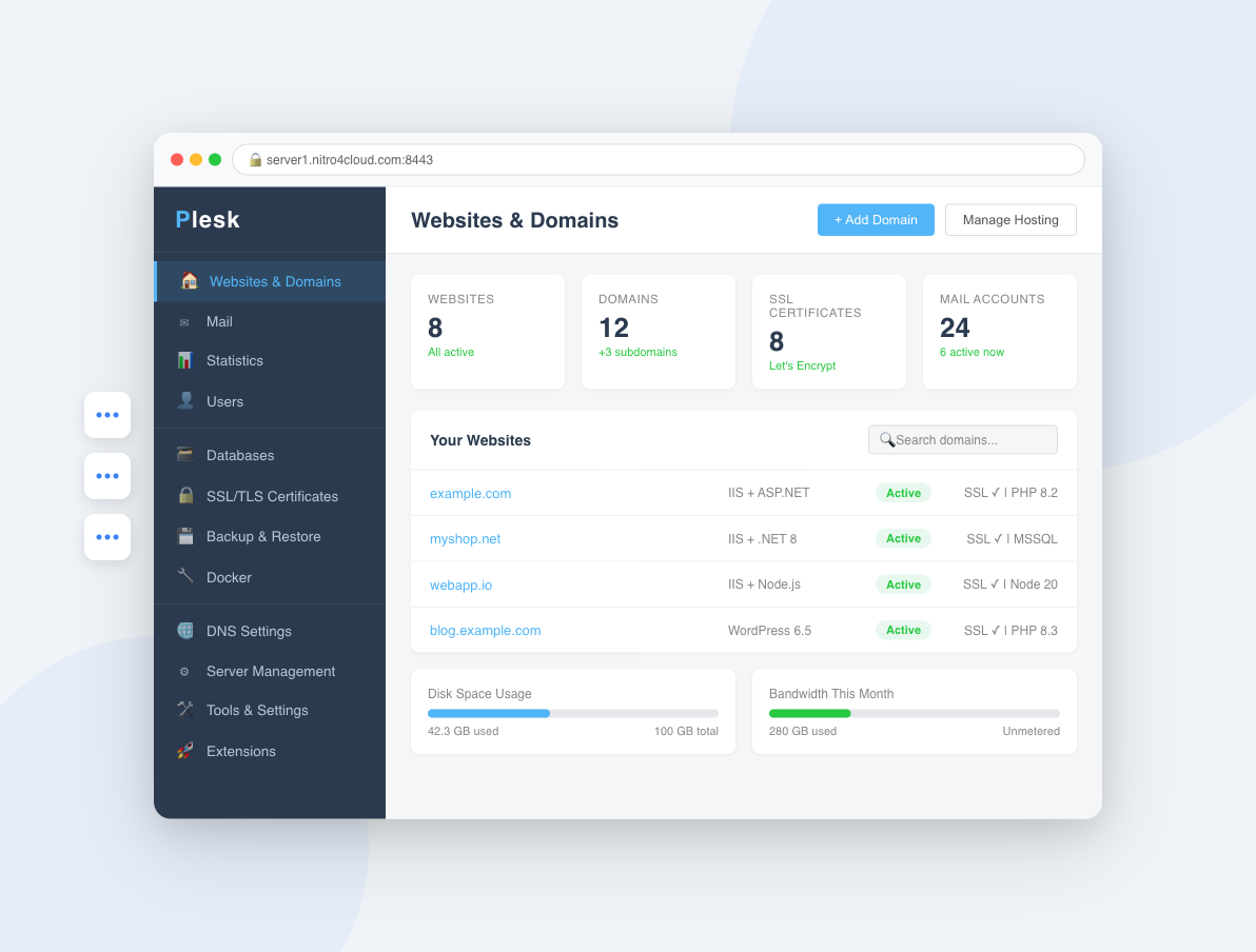 Manage everything from one powerful dashboard